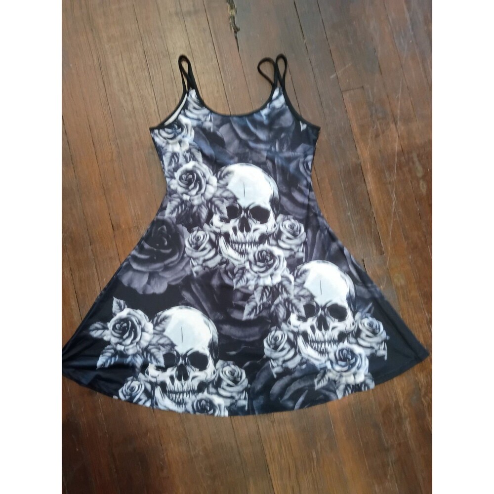 Strapless Skull Dress Size Small